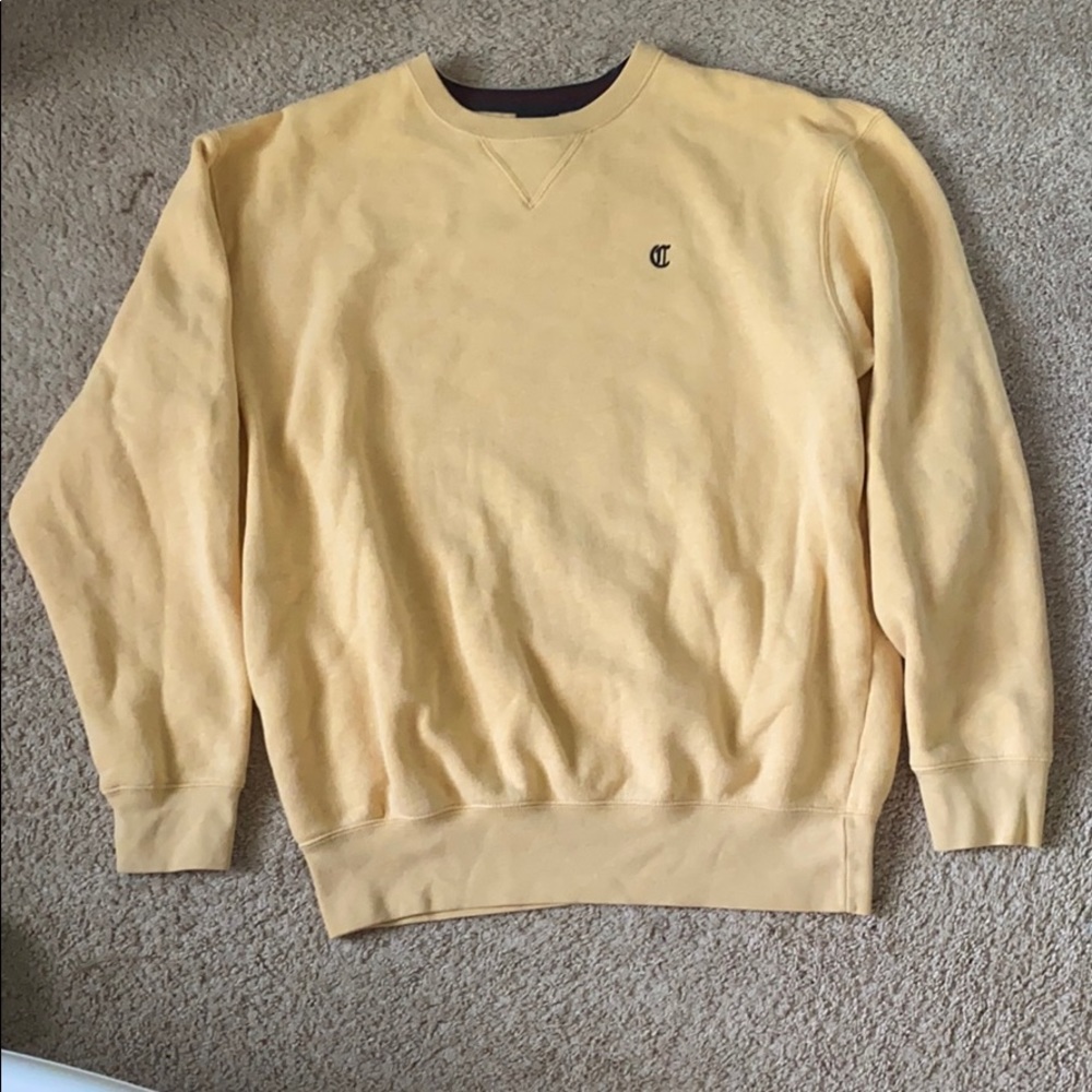 yellow crewneck
